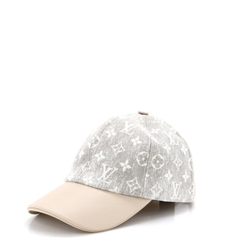 Louis Vuitton Baseball Cap Monogram Jacquard Denim and Leather