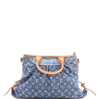Louis Vuitton Neo Cabby Handbag Denim GM