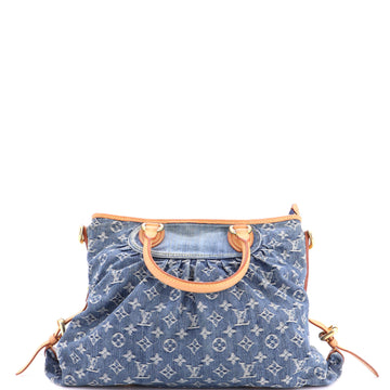 Louis Vuitton Neo Cabby Handbag Denim GM
