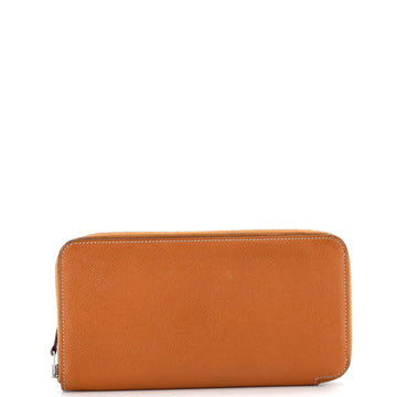 Hermes Azap Zip Around Wallet Silk'in Epsom Long