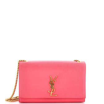 Saint Laurent Classic Monogram Crossbody Bag Grainy Leather Medium