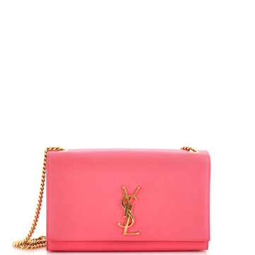 Saint Laurent Classic Monogram Crossbody Bag Grainy Leather Medium