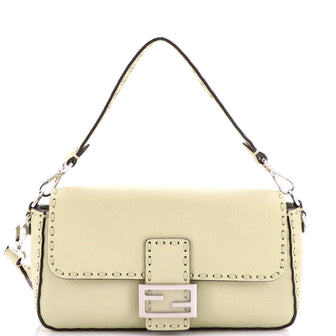 Fendi Selleria Baguette NM Bag Leather Medium