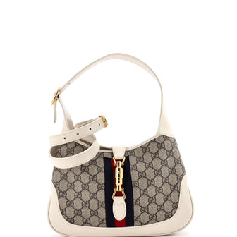 Gucci Jackie 1961 Hobo GG Coated Canvas Small