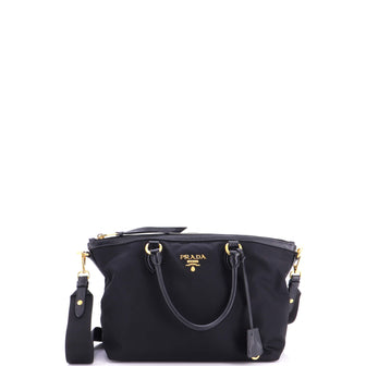 Prada Convertible Zip Tote Tessuto Small
