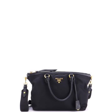 Prada Convertible Zip Tote Tessuto Small