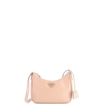 Prada Re-Edition Hobo Saffiano Leather Mini