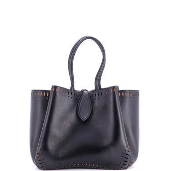 Alaia Angele Tote Laser Cut Leather 25