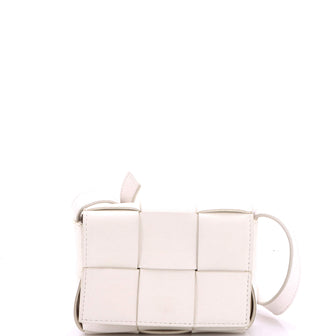 Bottega Veneta Cassette Crossbody Bag Maxi Intrecciato Leather Candy