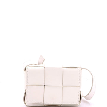 Bottega Veneta Cassette Crossbody Bag Maxi Intrecciato Leather Candy