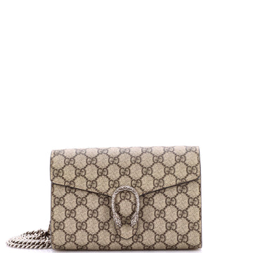 Gucci Dionysus Chain Wallet GG Coated Canvas Small