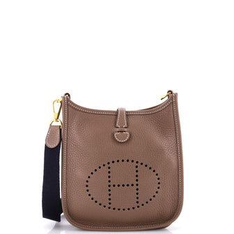 Hermes Long Strap Evelyne Bag Clemence TPM