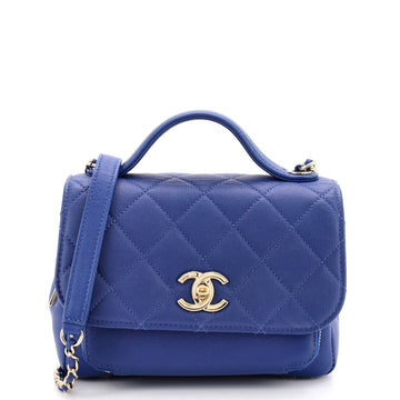 Chanel Business Affinity Flap Bag Quilted Caviar Small