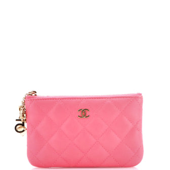 Chanel CC Casino O Case Clutch Quilted Lambskin Mini