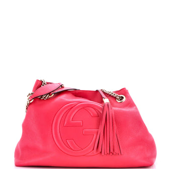 Gucci Soho Chain Strap Shoulder Bag Leather Medium