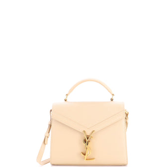 Saint Laurent Cassandra Top Handle Bag Leather Mini