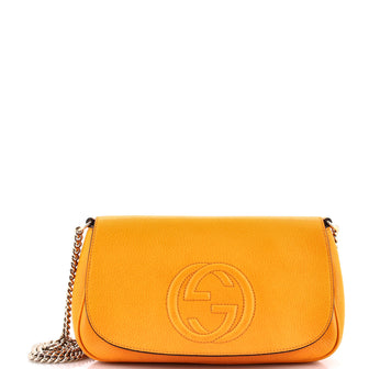 Gucci Soho Chain Crossbody Bag Leather Medium
