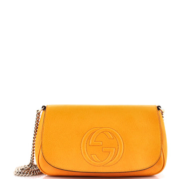 Gucci Soho Chain Crossbody Bag Leather Medium