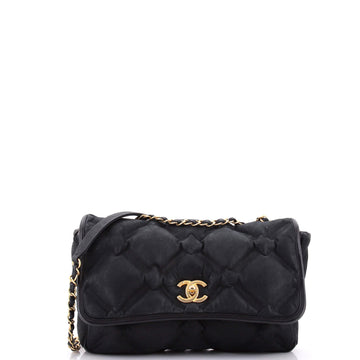 Chanel Chesterfield Flap Bag Quilted Calfskin Medium