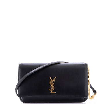Saint Laurent Classic Monogram Phone Holder Shoulder Bag Leather