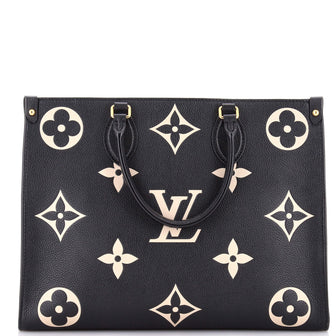 Louis Vuitton OnTheGo Tote Bicolor Monogram Empreinte Giant MM
