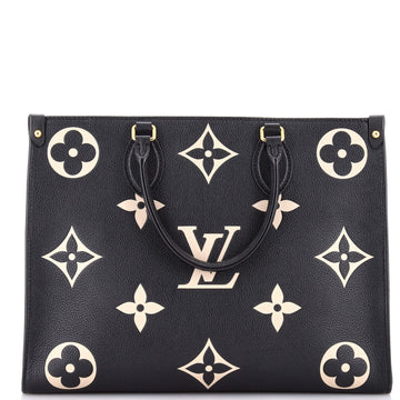 Louis Vuitton OnTheGo Tote Bicolor Monogram Empreinte Giant MM