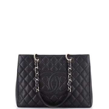 Chanel Grand Shopping Tote Quilted Caviar