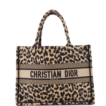 Christian Dior Book Tote Mizza Embroidered Canvas Medium