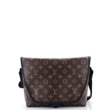 Louis Vuitton Magnetic Messenger Bag Macassar Monogram Canvas