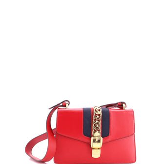 Gucci Sylvie Shoulder Bag Leather Small