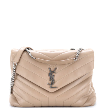 Saint Laurent Loulou Shoulder Bag Matelasse Chevron Leather Medium