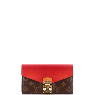 Louis Vuitton Pallas Wallet Monogram Canvas and Calfskin