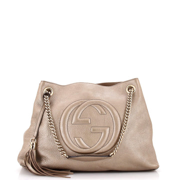 Gucci Soho Chain Strap Shoulder Bag Leather Medium