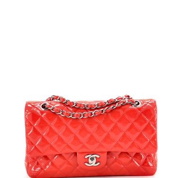 Chanel Classic Double Flap Bag Quilted Patent Medium