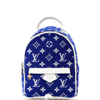 Louis Vuitton Palm Springs Backpack LV Match Monogram Jacquard Velvet Mini