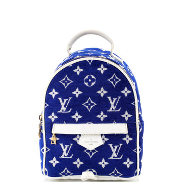 Louis Vuitton Palm Springs Backpack LV Match Monogram Jacquard Velvet Mini