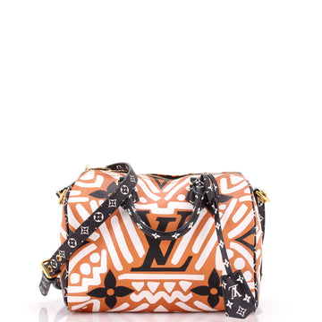 Louis Vuitton Speedy Bandouliere Bag Limited Edition Crafty Monogram Giant 25