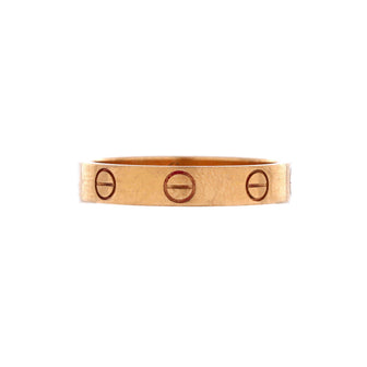 Cartier Love Wedding Band Ring 18K Rose Gold
