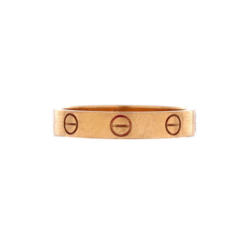 Cartier Love Wedding Band Ring 18K Rose Gold