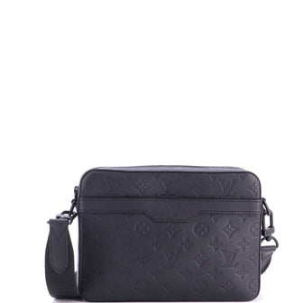 Louis Vuitton Trio Messenger Bag Monogram Shadow Leather