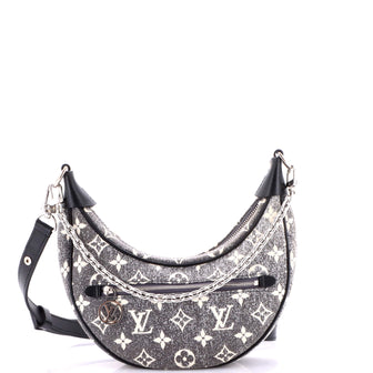 Louis Vuitton Loop Handbag Monogram Jacquard Denim