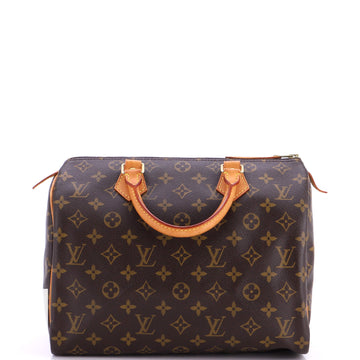 Louis Vuitton Speedy Handbag Monogram Canvas 30