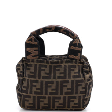 Fendi Vintage 1925 Cosmetic Tote Zucca Canvas Mini