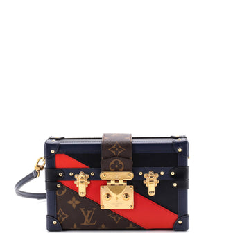 Louis Vuitton Petite Malle Handbag Limited Edition Monogram Canvas