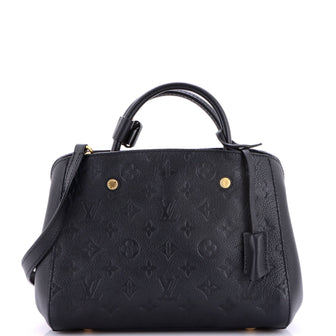 Louis Vuitton Montaigne Handbag Monogram Empreinte Leather BB