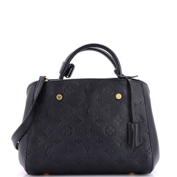 Louis Vuitton Montaigne Handbag Monogram Empreinte Leather BB