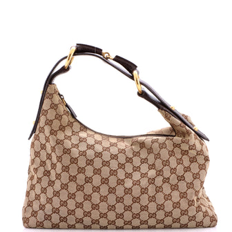 Gucci Horsebit Hobo GG Canvas Medium