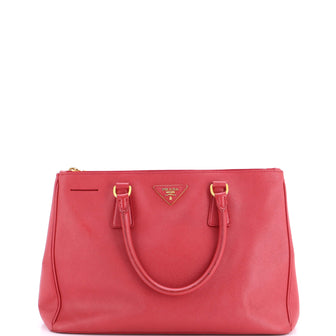 Prada Lux Open Tote Saffiano Leather North South