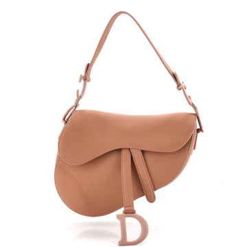 Christian Dior Ultra Matte Saddle Handbag Leather Medium