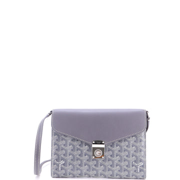 Goyard Chypre Wallet on Strap Coated Canvas with Leather